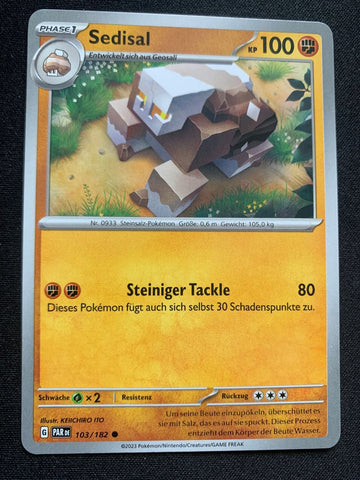 Sedisal 103/182 – Paradoxrift (Karmesin & Purpur) – Pokémon Karte Matt