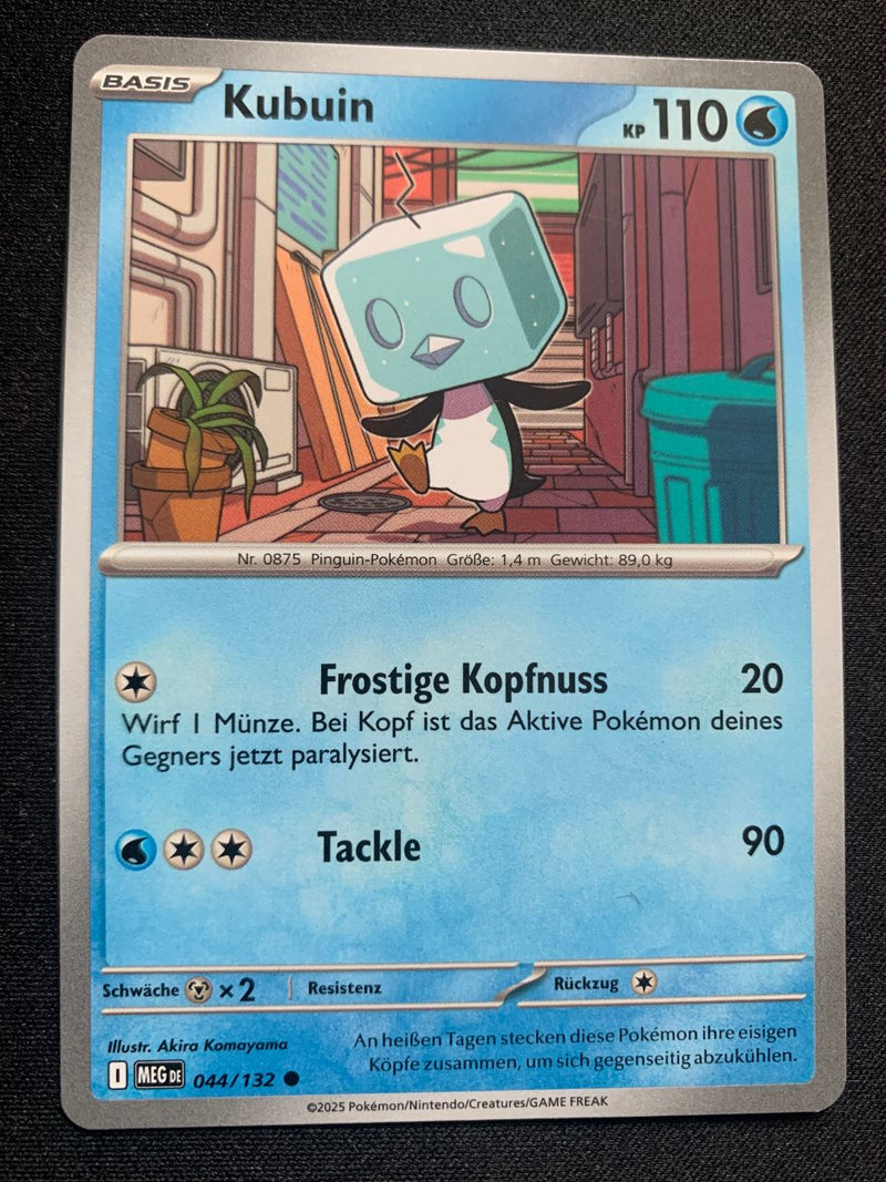 Kubuin 44/132 – Mega-Entwicklung – Pokémon Karte Matt