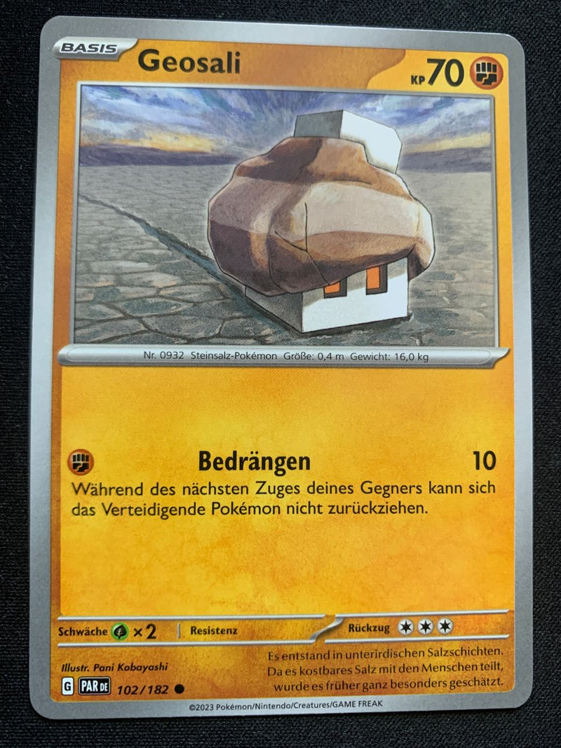 Geosali 102/182 – Paradoxrift (Karmesin & Purpur) – Pokémon Karte Matt