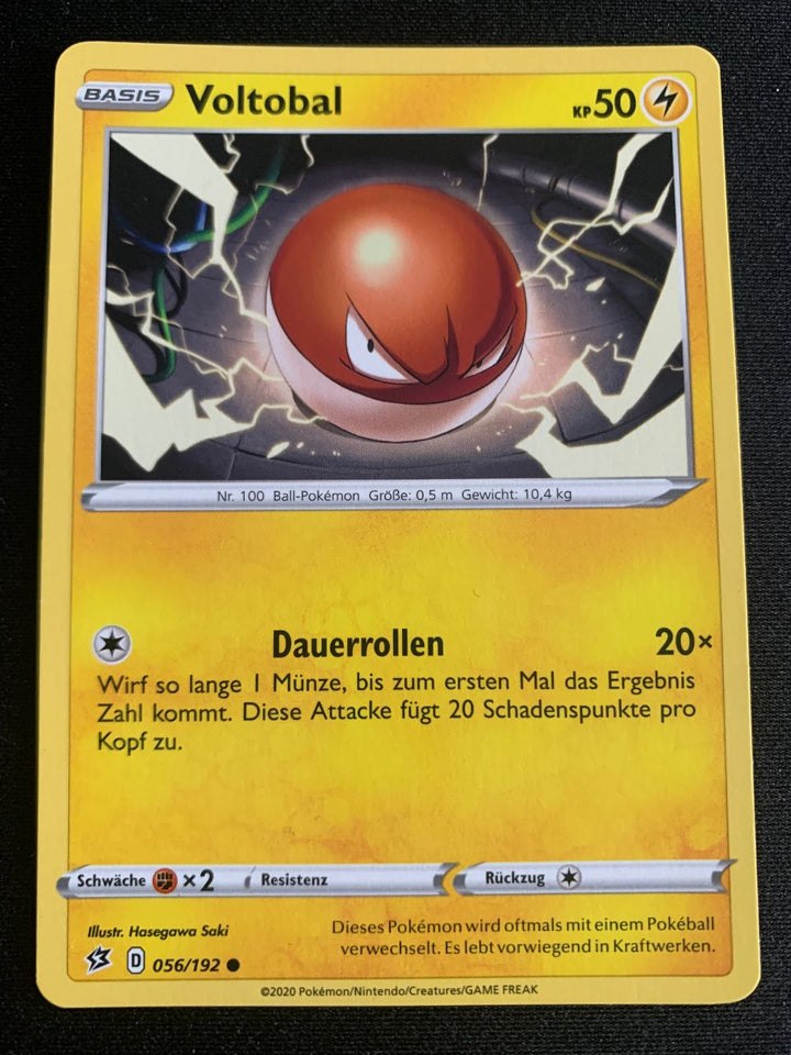 Voltobal 56/192 – Clash der Rebellen (Schwert & Schild) – Pokémon Karte Matt