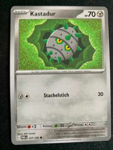Kastadur 127/182 – Paradoxrift (Karmesin & Purpur) – Pokémon Karte Matt
