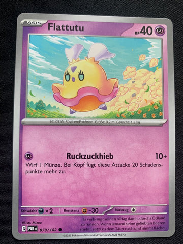Flattutu 79/182 – Paradoxrift (Karmesin & Purpur) – Pokémon Karte Matt