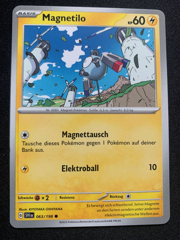 Magnetilo 63/198 – Karmesin & Purpur – Pokémon Karte Matt