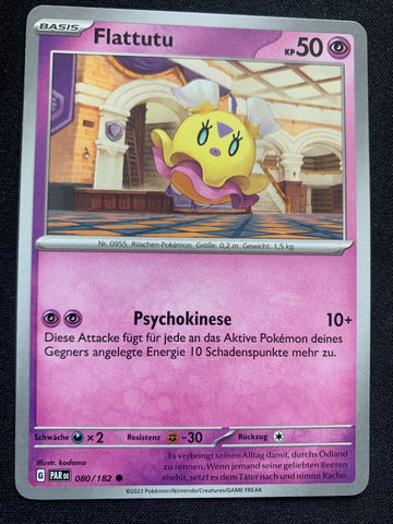 Flattutu 80/182 – Paradoxrift (Karmesin & Purpur) – Pokémon Karte Matt