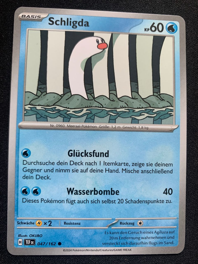 Schligda 47/162 – Gewalten der Zeit (Karmesin & Purpur) – Pokémon Karte Matt