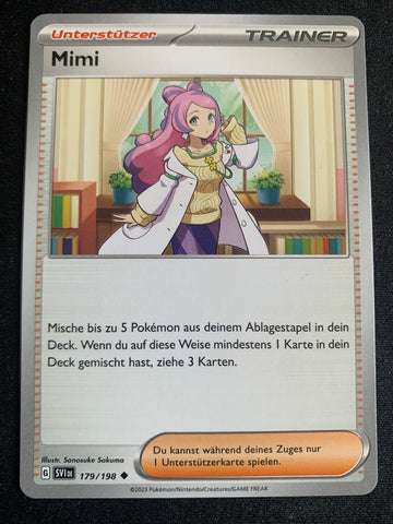 Mimi 179/198 – Karmesin & Purpur – Pokémon Karte Matt