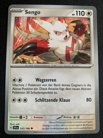 Sengo 147/198 – Karmesin & Purpur – Pokémon Karte Matt