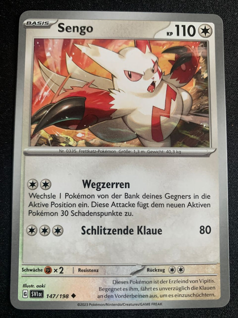 Sengo 147/198 – Karmesin & Purpur – Pokémon Karte Matt