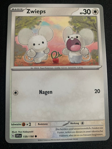 Zwieps 159/198 – Karmesin & Purpur – Pokémon Karte Matt