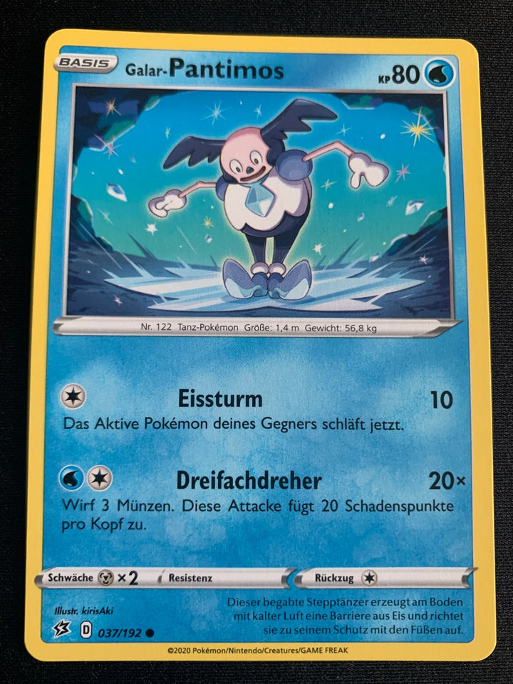 Galar-Pantimos 37/192 – Clash der Rebellen (Schwert & Schild) – Pokémon Karte Matt
