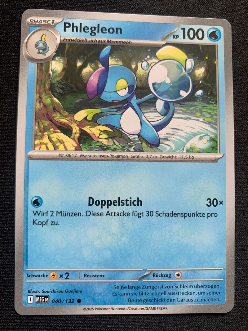 Phlegleon 40/132 – Mega-Entwicklung – Pokémon Karte Matt