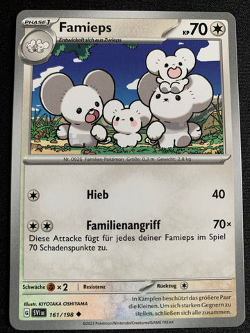 Famieps 161/198 – Karmesin & Purpur – Pokémon Karte Matt