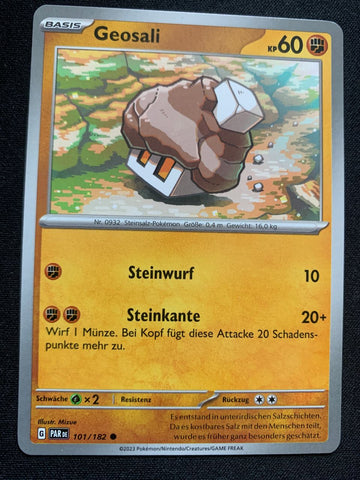 Geosali 101/182 – Paradoxrift (Karmesin & Purpur) – Pokémon Karte Matt