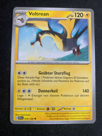 Voltrean 79/198 – Karmesin & Purpur – Pokémon Karte Matt