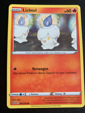 Lichtel 31/192 – Clash der Rebellen (Schwert & Schild) – Pokémon Karte Matt