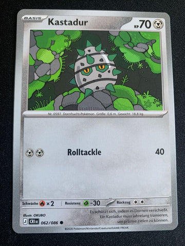 Kastadur 62/86 – Wachsendes Chaos (Mega-Entwicklung) – Pokémon Karte Matt