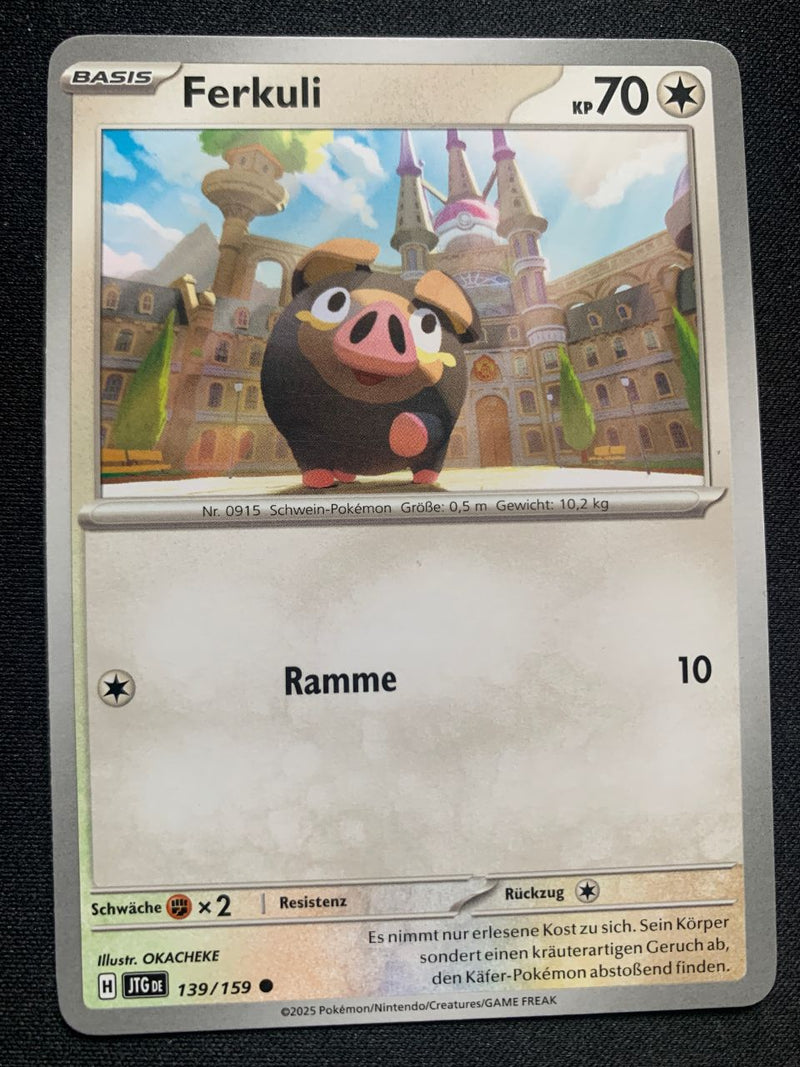 Ferkuli 139/159 – Reisegefährten (Karmesin & Purpur) – Pokémon Karte Matt