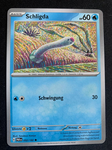 Schligda 52/182 – Paradoxrift (Karmesin & Purpur) – Pokémon Karte Matt