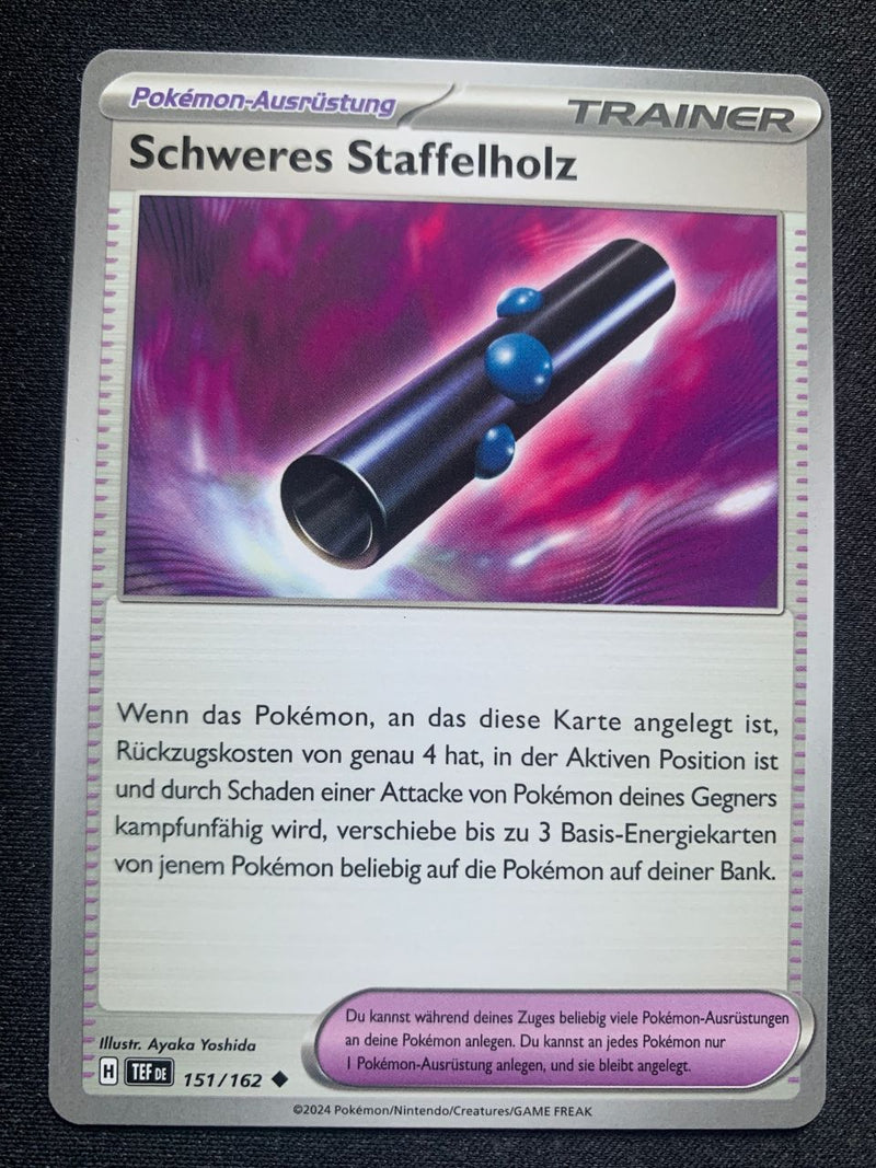 Schweres Staffelholz – 151/162 (Gewalten der Zeit (Karmesin & Purpur))