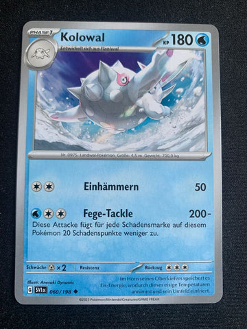 Kolowal 60/198 – Karmesin & Purpur – Pokémon Karte Matt