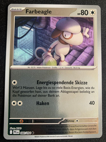Farbeagle 80/94 – Fatale Flammen (Mega-Entwicklung) – Pokémon Karte Reverse Holo