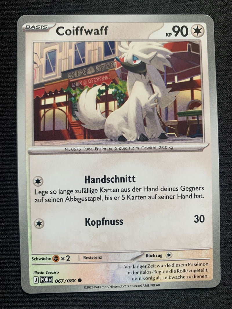 Coiffwaff 67/88 – Optimale Ordnung (Mega-Entwicklung) – Pokémon Karte Matt