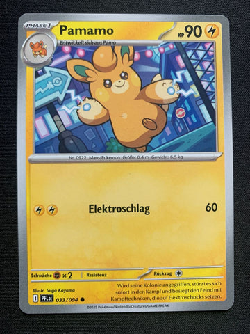 Pamamo 33/94 – Fatale Flammen (Mega-Entwicklung) – Pokémon Karte Matt