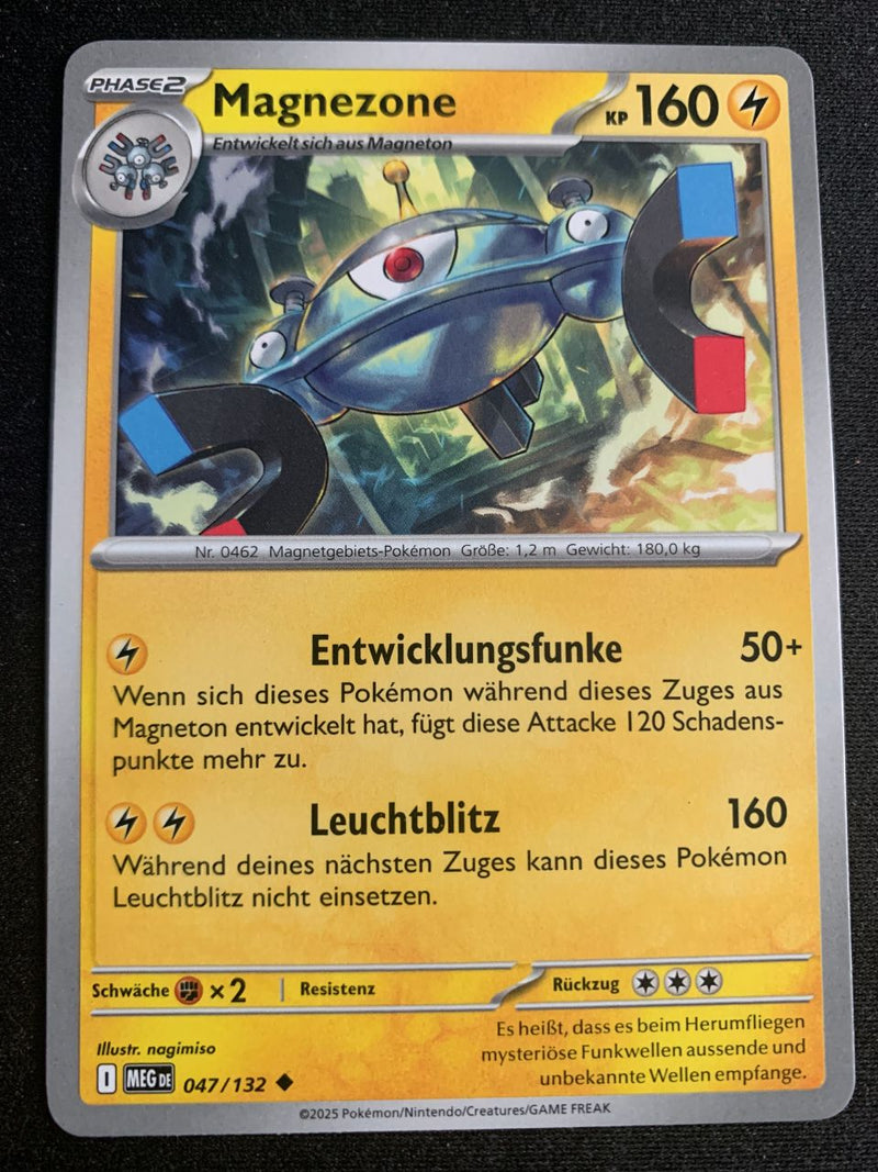 Magnezone 47/132 – Mega-Entwicklung – Pokémon Karte Matt