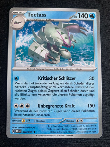Tectass 26/86 – Wachsendes Chaos (Mega-Entwicklung) – Pokémon Karte Matt