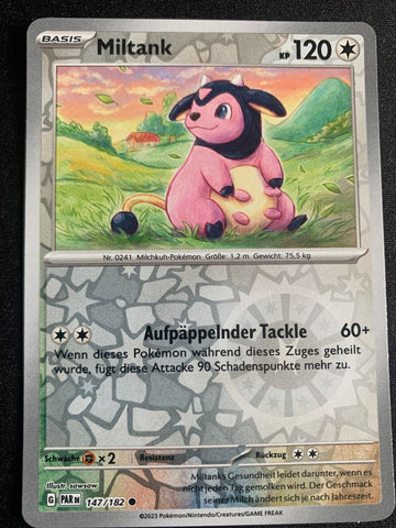 Miltank 147/182 – Paradoxrift (Karmesin & Purpur) – Pokémon Karte Reverse Holo