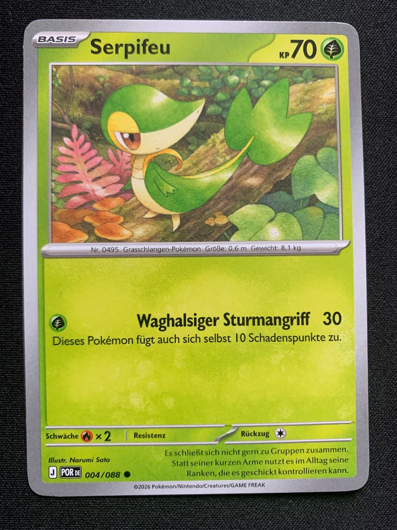 Serpifeu 4/88 – Optimale Ordnung (Mega-Entwicklung) – Pokémon Karte Matt