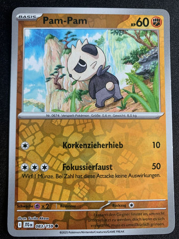 Pam-Pam 83/159 – Reisegefährten (Karmesin & Purpur) – Pokémon Karte Reverse Holo