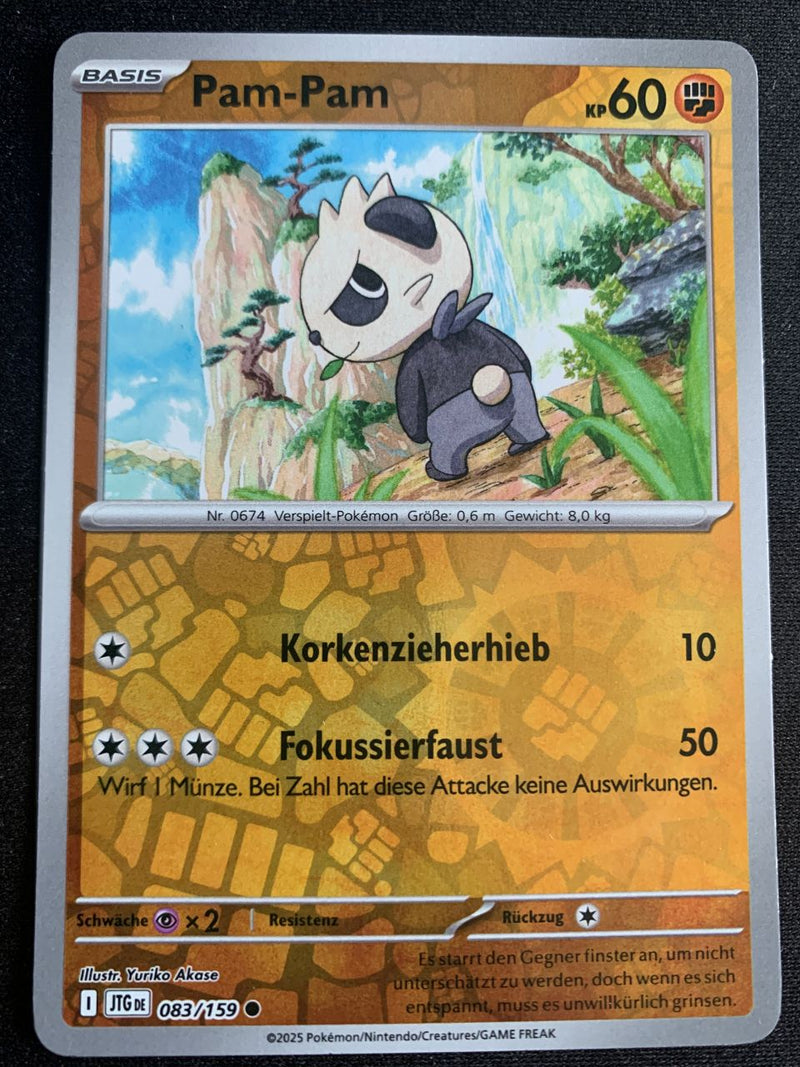 Pam-Pam 83/159 – Reisegefährten (Karmesin & Purpur) – Pokémon Karte Reverse Holo