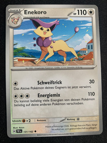Enekoro 131/162 – Gewalten der Zeit (Karmesin & Purpur) – Pokémon Karte Matt