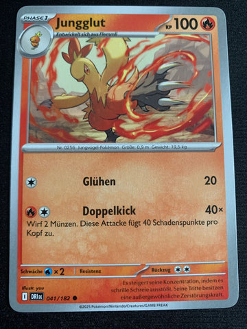 Jungglut 41/182 – Ewige Rivalen (Karmesin & Purpur) – Pokémon Karte Matt