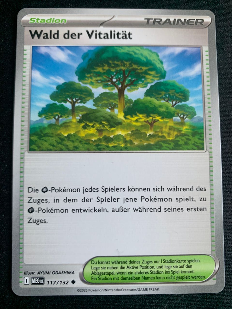 Wald der Vitalität 117/132 – Mega-Entwicklung – Pokémon Karte Matt