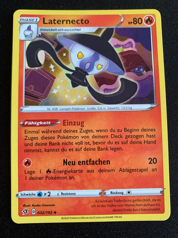 Laternecto 32/192 – Clash der Rebellen (Schwert & Schild) – Pokémon Karte Matt