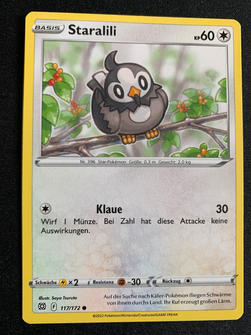 Staralili 117/172 – Strahlende Sterne (Schwert & Schild) – Pokémon Karte Matt