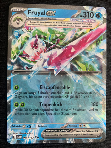Fruyal-ex 46/182 – Paradoxrift (Karmesin & Purpur) – Pokémon Karte Reverse Holo