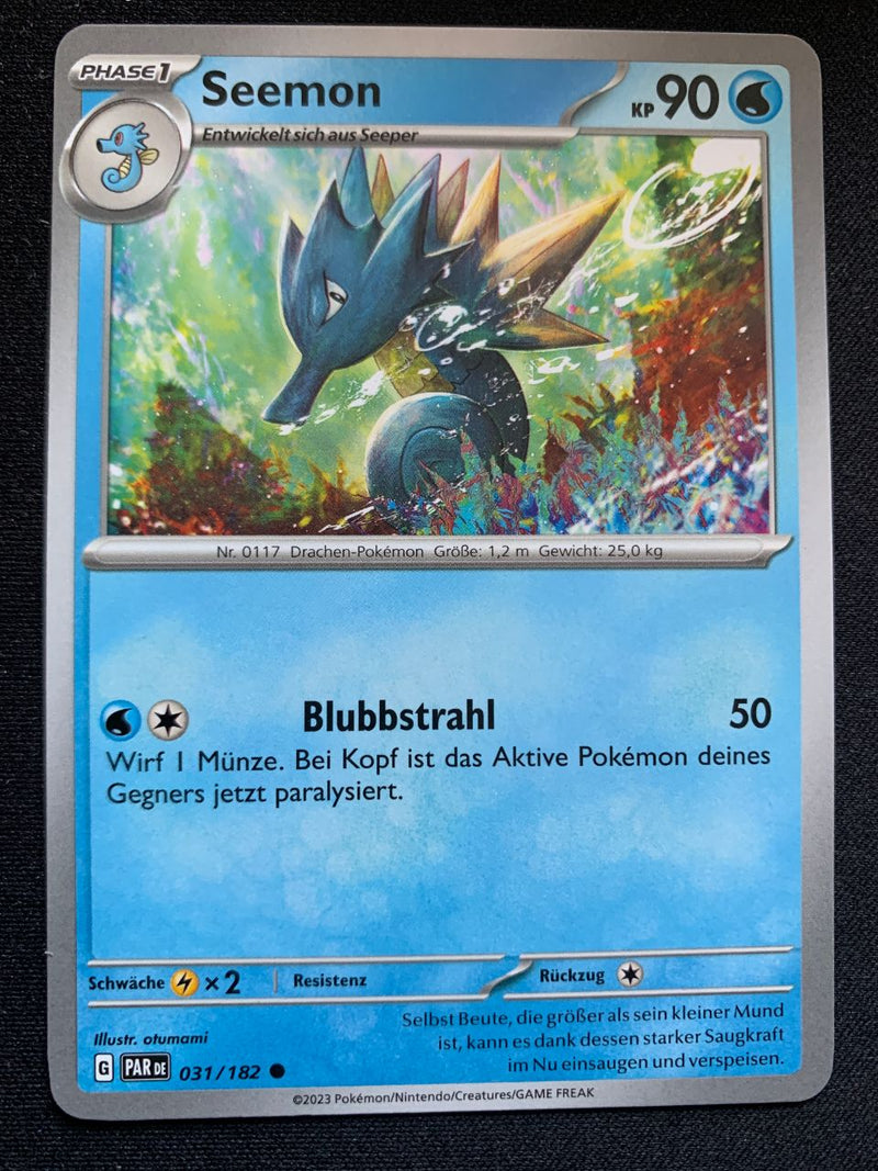 Seemon 31/182 – Paradoxrift (Karmesin & Purpur) – Pokémon Karte Reverse Holo