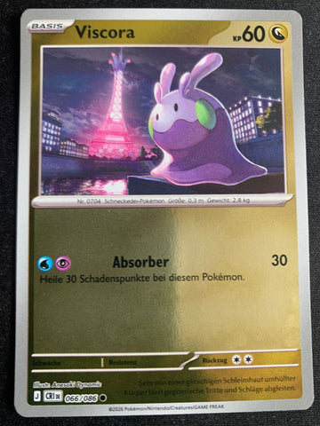 Viscora 66/86 – Wachsendes Chaos (Mega-Entwicklung) – Pokémon Karte Reverse Holo