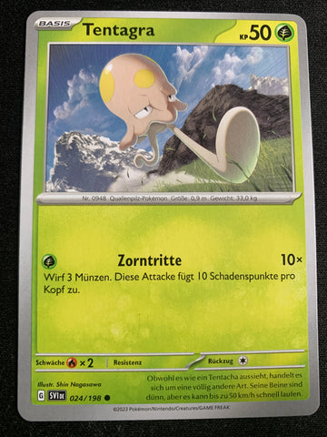 Tentagra 25/198 – Karmesin & Purpur – Pokémon Karte Matt