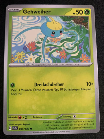 Gehweiher 1/182 – Paradoxrift (Karmesin & Purpur) – Pokémon Karte Matt