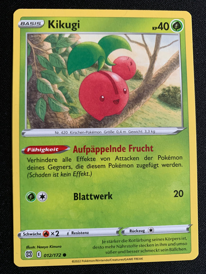 Kikugi 12/172 – Strahlende Sterne (Schwert & Schild) – Pokémon Karte Matt