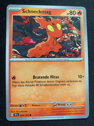 Schneckmag 28/162 – Gewalten der Zeit (Karmesin & Purpur) – Pokémon Karte Matt