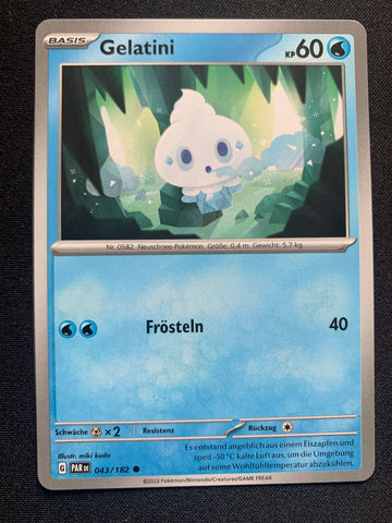 Gelatini 43/182 – Paradoxrift (Karmesin & Purpur) – Pokémon Karte Matt