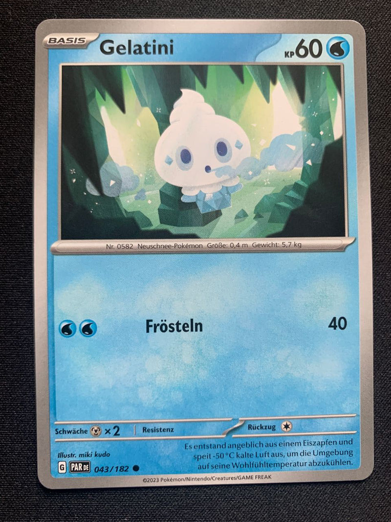 Gelatini 43/182 – Paradoxrift (Karmesin & Purpur) – Pokémon Karte Matt