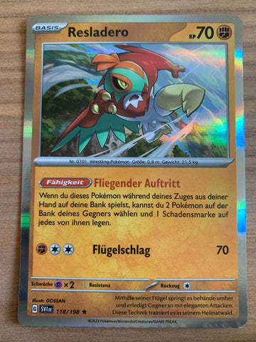 Resladero 118/198 – Karmesin & Purpur – Pokémon Karte Holo
