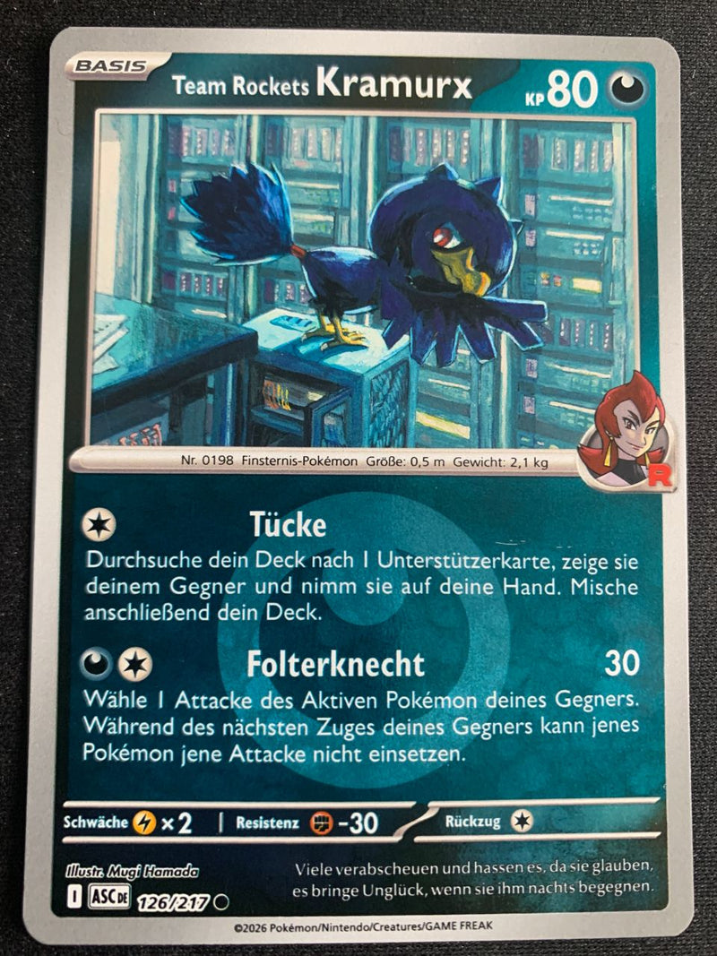 Team Rockets Kramurx – 126/217 (Erhabene Helden (Mega-Entwicklung))
