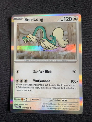 Sen-Long 138/162 – Gewalten der Zeit (Karmesin & Purpur) – Pokémon Karte Holo